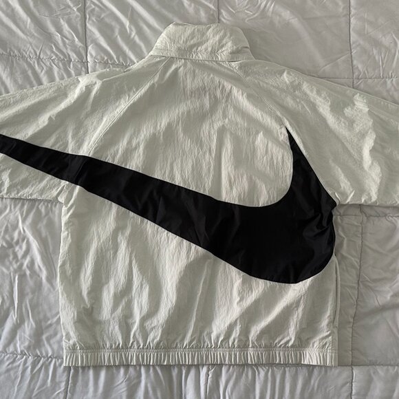 MEN'S NIKE SPORTSWEAR ANORAK BIG SWOOSH HALF-ZIP JACKET SIZE LARGE AJ1404 121 L - Picture 4 of 7